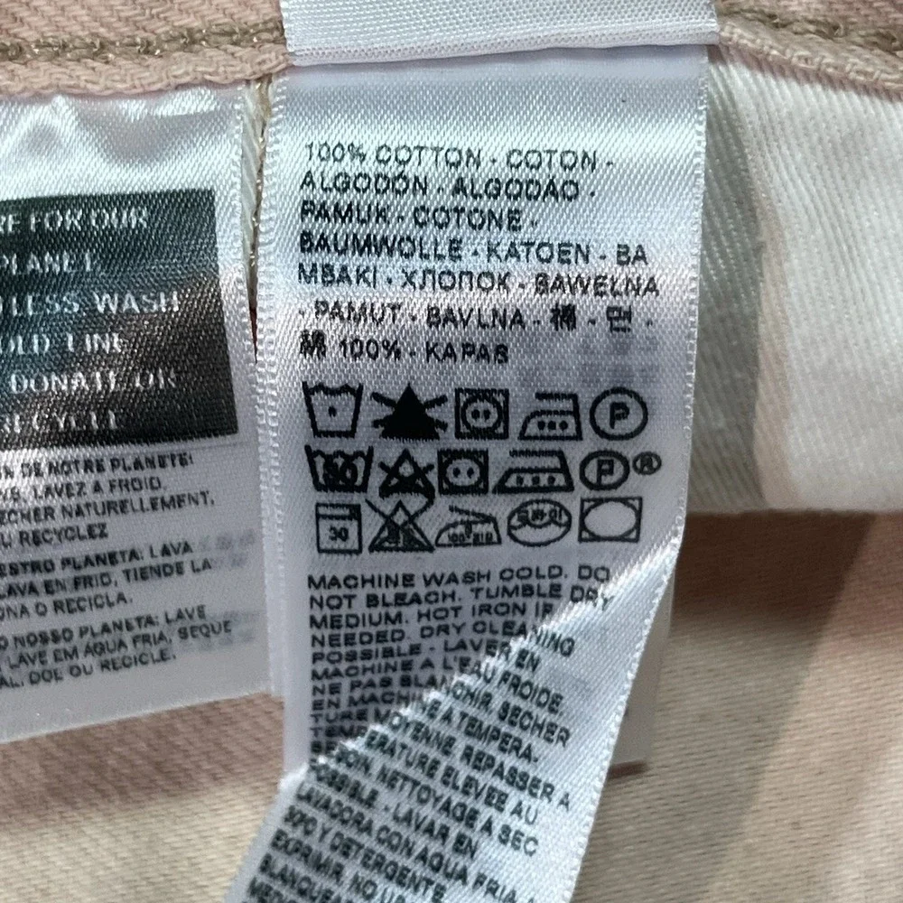 Nwt LEVI'S FRESH Produce  501 ORIGINAL Premium LIGHT PINK 38x32 Lemon